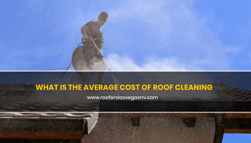 What is the average cost of roof cleaning